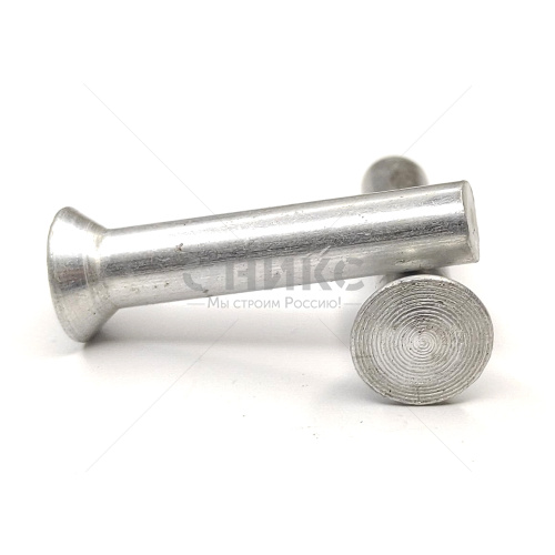 DIN 661 Заклепка забивная под молоток с потайной головкой алюминиевая 6x37 - Оникс