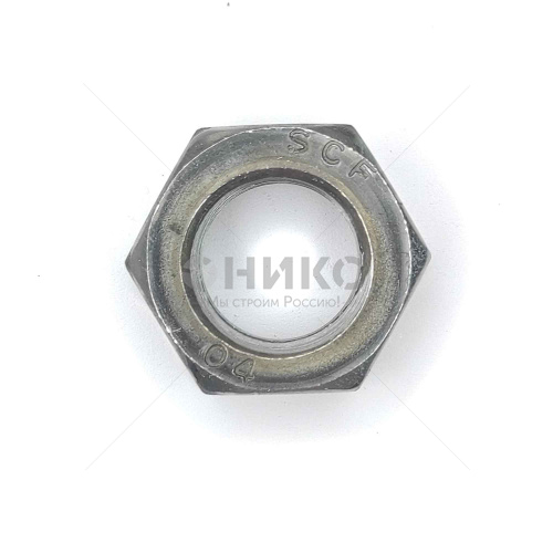 DIN 936 Гайка низкая шестигранная сталь без покрытия 14H М48 - Оникс