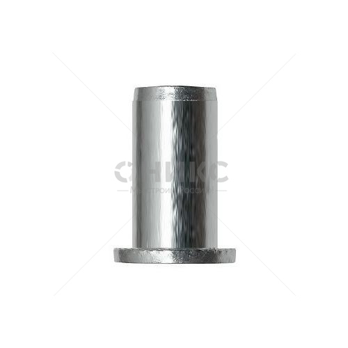 Заклепка гайка гладкая цилиндрический фланец удлиненная алюминий М8 - Оникс