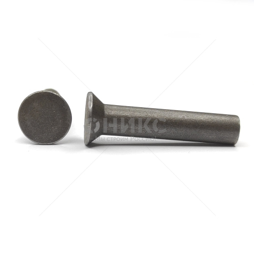 DIN 661 Заклепка забивная под молоток с потайной головкой стальная 4x36 - Оникс