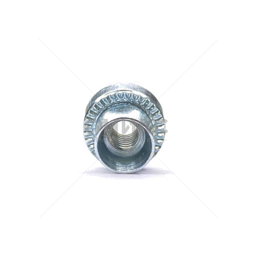 Гайка развальцовочная круглая, RHB, оцинкованная, под лист 3.2 мм., М4x10 - Оникс