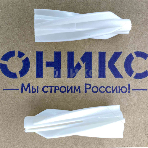 Дюбель винтовой для газобетона, пластиковый, 10x60 - Оникс