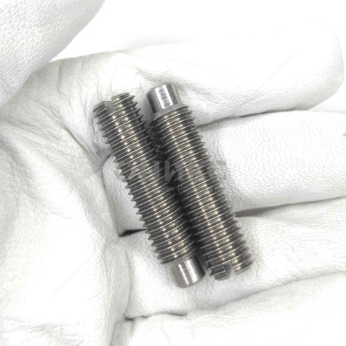 DIN 417 винт установочный с цилиндрическим концом и прямым шлицем сталь без покрытия М5x10 - Оникс