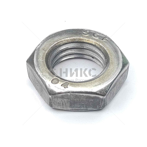 DIN 936 Гайка низкая шестигранная сталь без покрытия 17H М27 - Оникс
