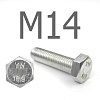 DIN 933 Болт шестигранный с полной резьбой оцинкованная сталь 10.9 М14x170