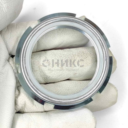 GUK14 Гайка круглая шлицевая оцинкованная сталь М70x2 - Оникс