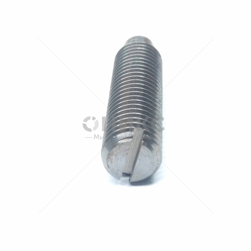 DIN 417 винт установочный с цилиндрическим концом и прямым шлицем сталь без покрытия М10x30 - Оникс