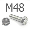 DIN 933 Болт шестигранный с полной резьбой оцинкованная сталь 10.9 М48x180