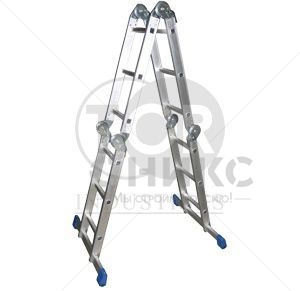 Лестница 4-секционная алюминиевая TOR TRL4-3 - Оникс