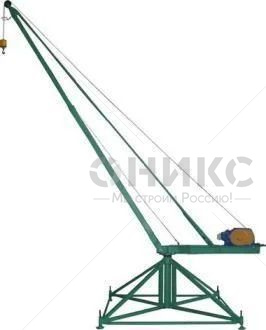 Кран стреловой поворотный "МАСТЕР" (кран 
"Пионер") 320 кг 60 м (без противовеса) - Оникс