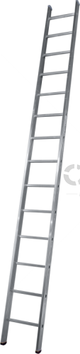 Лестница 1-секционная алюминиевая TOR SC1014 
1*14 приставная - Оникс