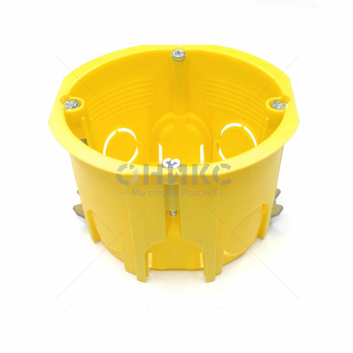 Подрозетник для гипсокартона Schneider Electric желтый Ø68х46 мм. - Оникс