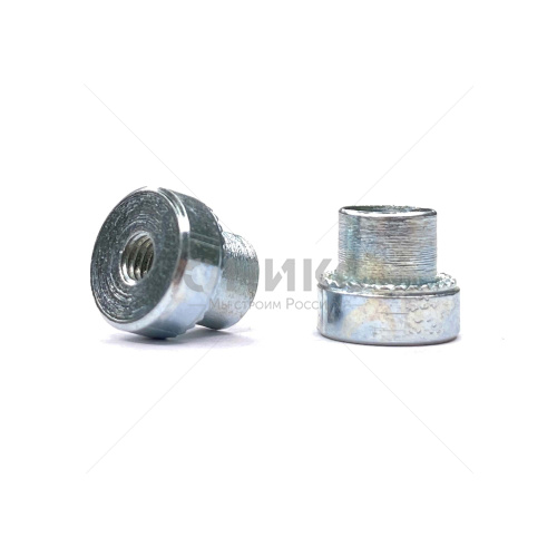 Гайка развальцовочная круглая, RHB, оцинкованная, под лист 2 мм., М5x14 - Оникс