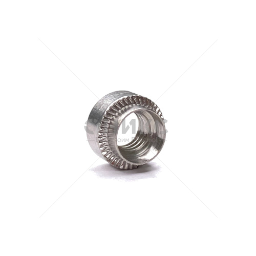 Гайка развальцовочная круглая, RHB, нержавеющая, под лист 1 мм., М4x20 - Оникс