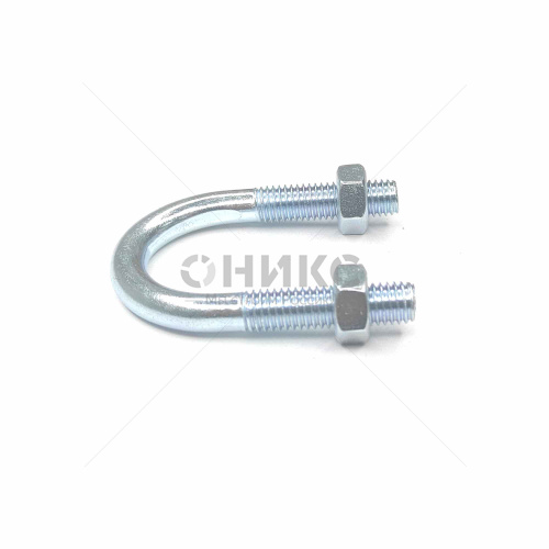 ETR Хомут-скоба U-образная Fischer оцинкованная сталь M8 20-27 мм. (3/4") - Оникс