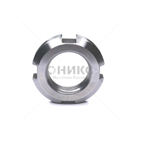 DIN 70852 Гайка круглая шлицевая, оцинкованная 17H, M42x1.5 - Оникс