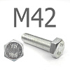 DIN 933 Болт шестигранный с полной резьбой оцинкованная сталь 10.9 М42x220