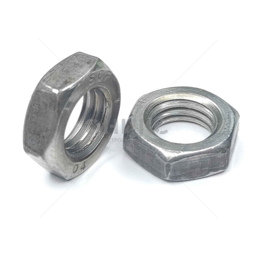 DIN 936 Гайка низкая шестигранная сталь без покрытия 22H М20 - Оникс