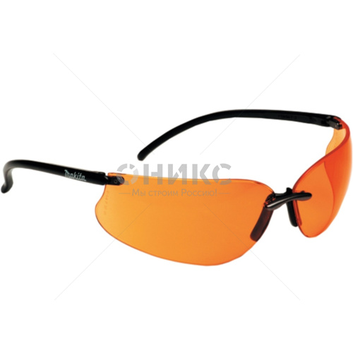 Очки защитные MAKITA M-FORCE оранжевые с чехлом P-66363 - Оникс