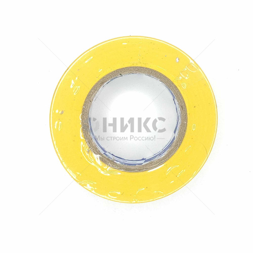 Изолента ПВХ Желтая 19 мм 20 м. односторонняя - Оникс