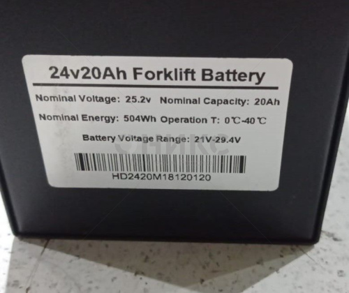 Аккумулятор для тележек PPT15-2/EPT 24V/20Ah литиевый (Li-ion battery) - Оникс
