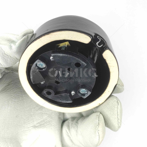 Выключатель поворотный керамический Interior Electric черный - Оникс