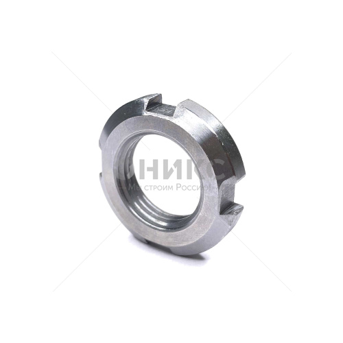 DIN 70852 Гайка круглая шлицевая, оцинкованная 17H, M10x1 - Оникс