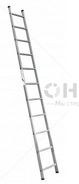 Лестница приставная алюминиевая 1*11 - Оникс