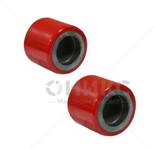 Колесо полиуретановое 80х70 мм без подшипника для тележек BF/DF-III/RHP/AC/DF/CW2/PWH (красное) - Оникс