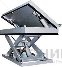 Стол подъемный стационарный 800 кг 440-1000 мм TOR SPT800 с опрокидывающейся платформой - Оникс