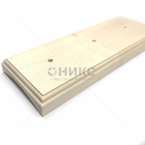 Подложка деревянная квадратная тройная под бревно Ø 260-280 мм. Без Отделки - Оникс