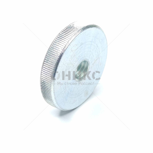 DIN 467 Гайка круглая рифлёная с накатанной головкой оцинкованная М6 - Оникс