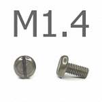 Отзыв на товар DIN 85 Винт с низкой цилиндрической головкой, без покрытия  4.8 М1.4x5