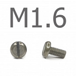 Отзыв на товар DIN 85 Винт с низкой цилиндрической головкой, без покрытия  4.8 М1.6x10
